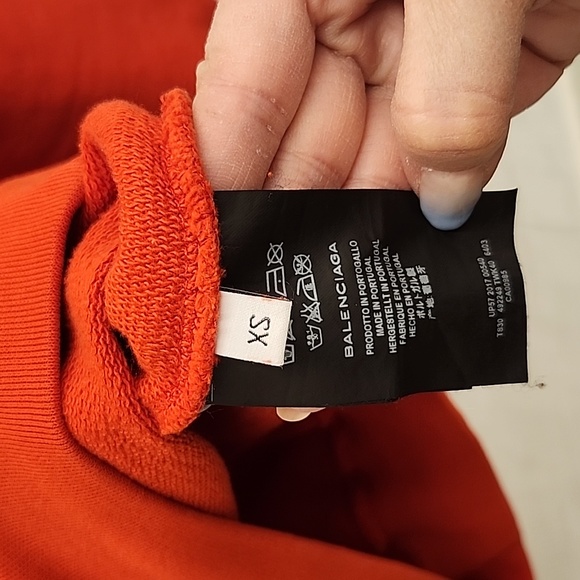 Preloved Balenciaga Hoodie Oversized XS - Picture 6 of 10